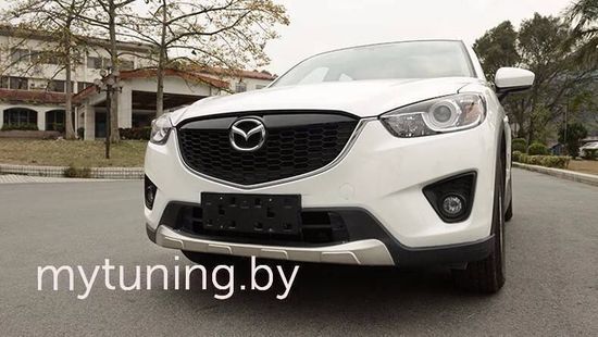 Накладка на передний бампер для Mazda CX-5