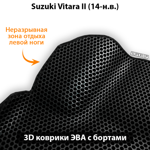 Передние автомобильные коврики ЭВА с бортами для Suzuki Vitara II (14-н.в..)