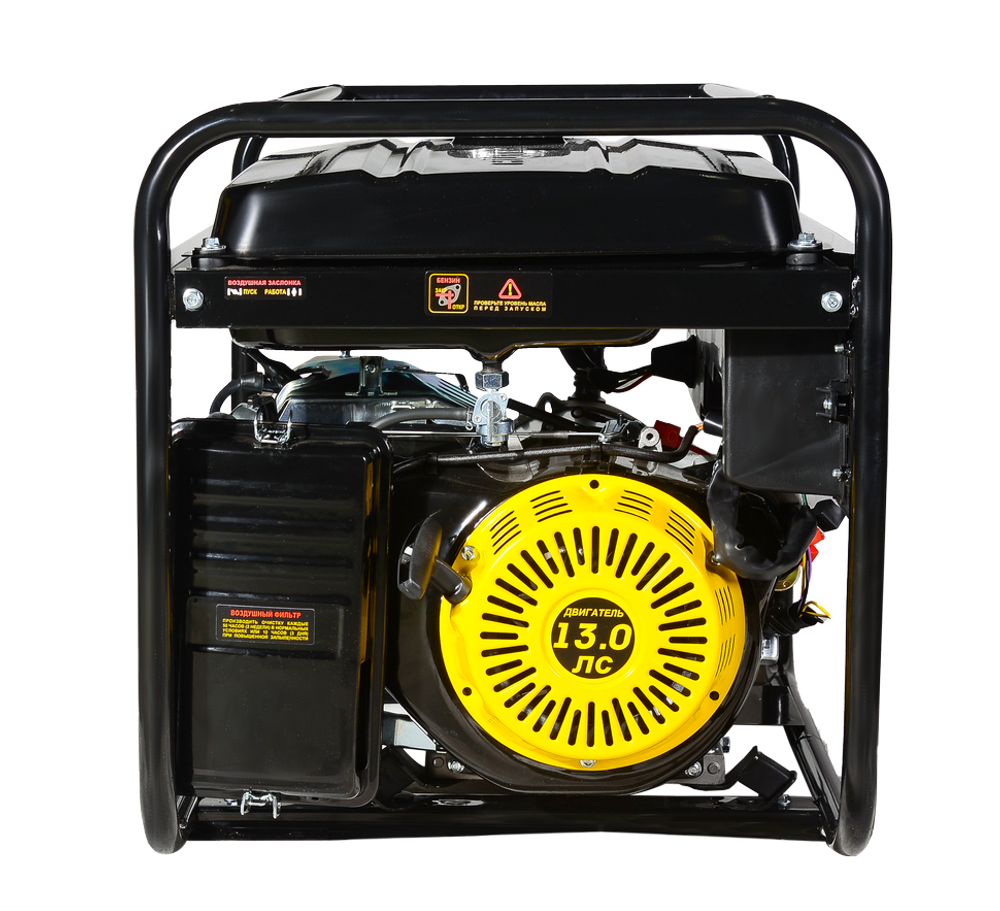 Портативный бензогенератор HUTER DY6500LX - [5 кВт / 220V] эл. старт