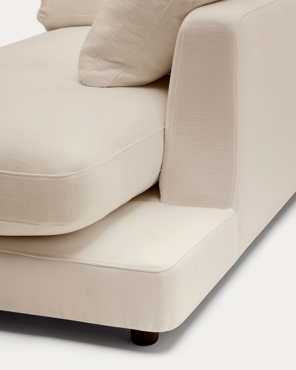 Gala Кушетка с правым подлокотником бежевая 193 х 105 см