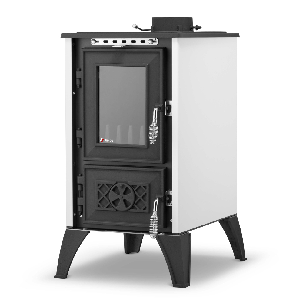 Дровяная кухонная печь Simge Soba 806 IGLO Green