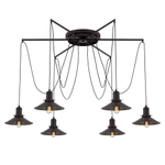 Citilux Эдисон CL451262 Люстра паук Венге