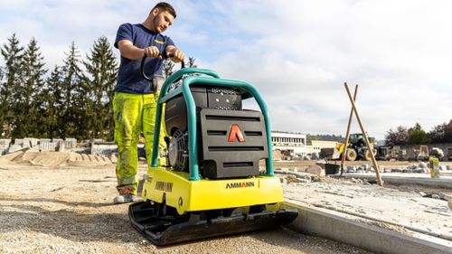 Виброплита бензиновая Ammann APR 40/60 (Honda GX270 / 263 кг) руч/пуск, 600 мм