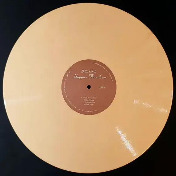 Billie Eilish - Happier Than Ever (Golden Yellow) LP