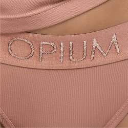 Женские трусы танга бежевые Opium T-106