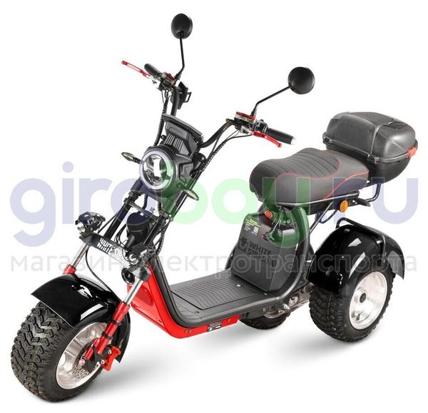 Электроскутер WHITE SIBERIA IKRA 5000w - (Черный) фото №1