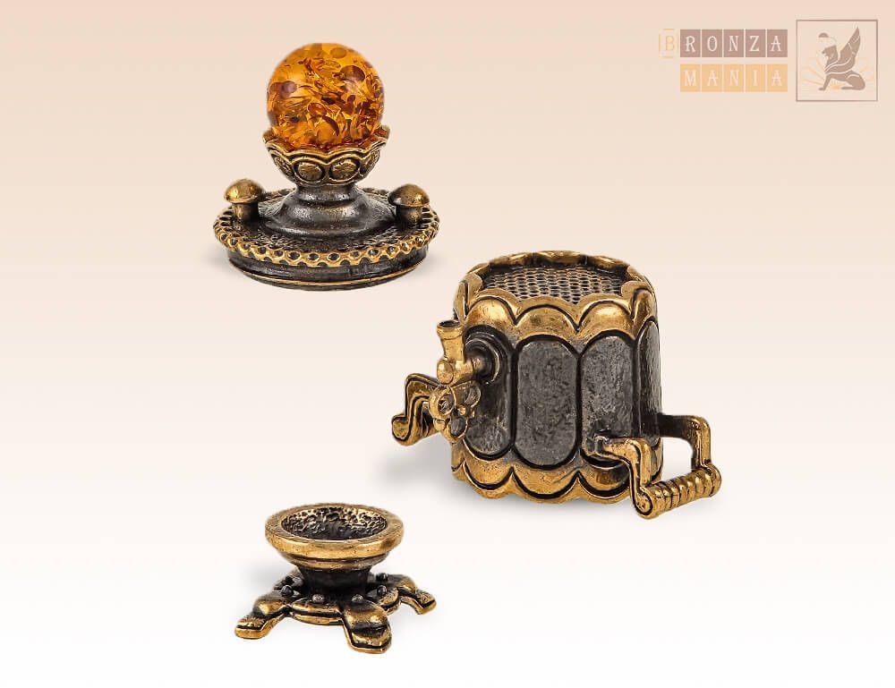 наперсток Самовар Бочка с янтарем