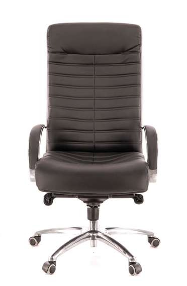 Кресло руководителя Everprof Orion AL M Кожаное Черный