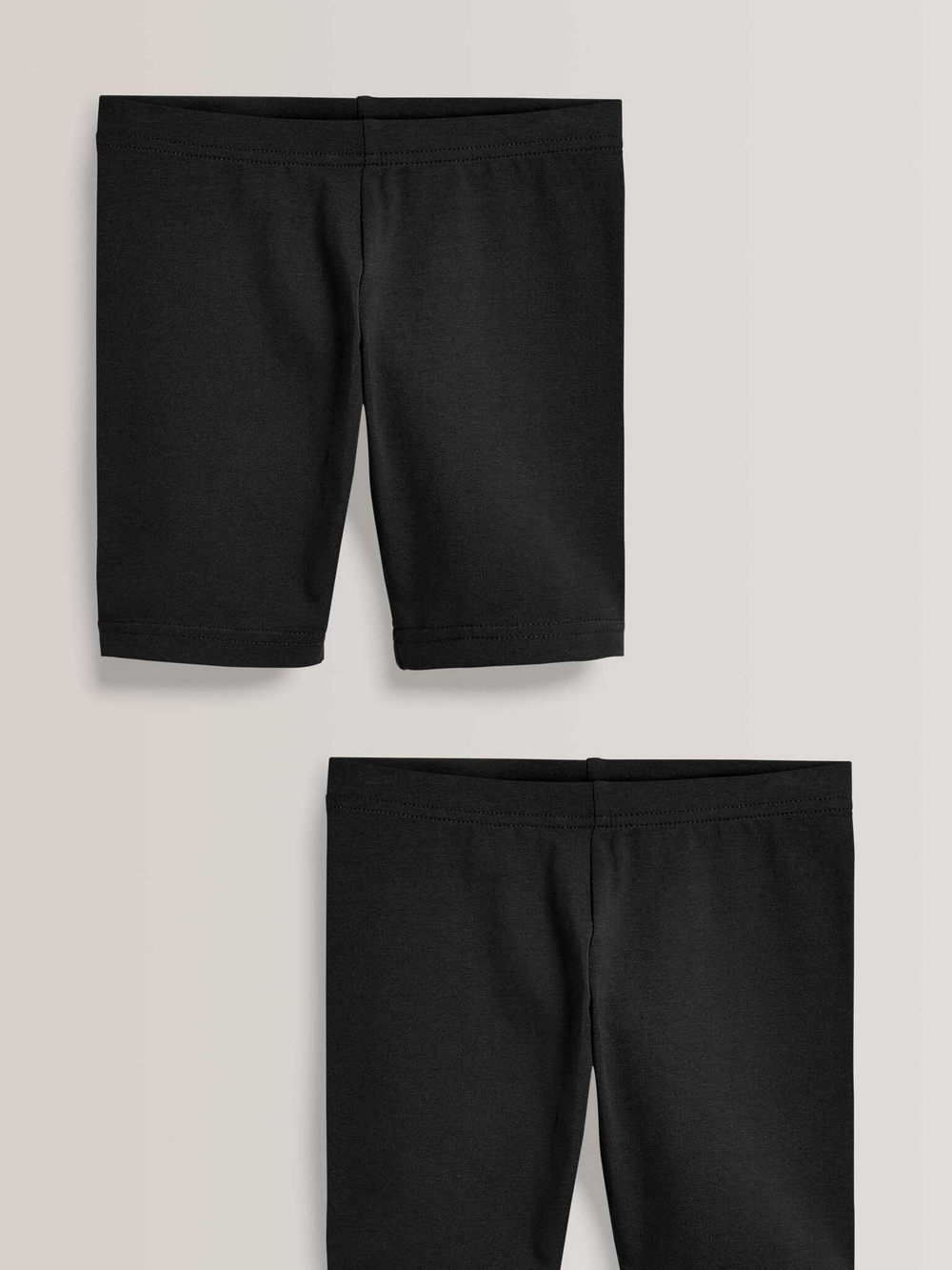 Шорты-велосипедки на обычной посадке для девочки Next 990-649, 2 шт., Черный