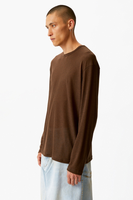 Шоколадный лонгслив STAGE