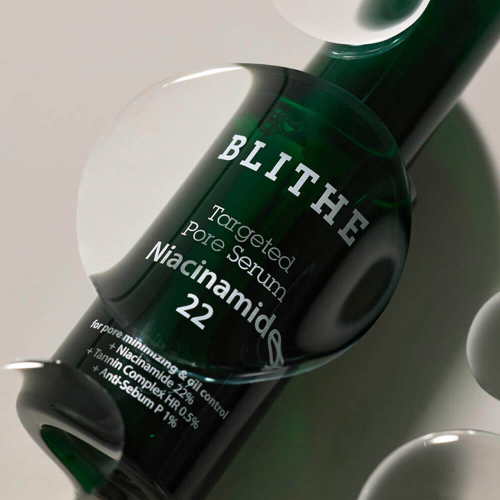 Blithe Сыворотка для сужения пор с ниацинамидом 22% Targeted Pore Serum Niacinamide, 30мл