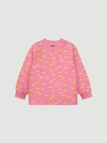 Свитшот прямой Mjölk Солнышки розовые