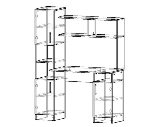 Стол письменный ДУБЛИН левый