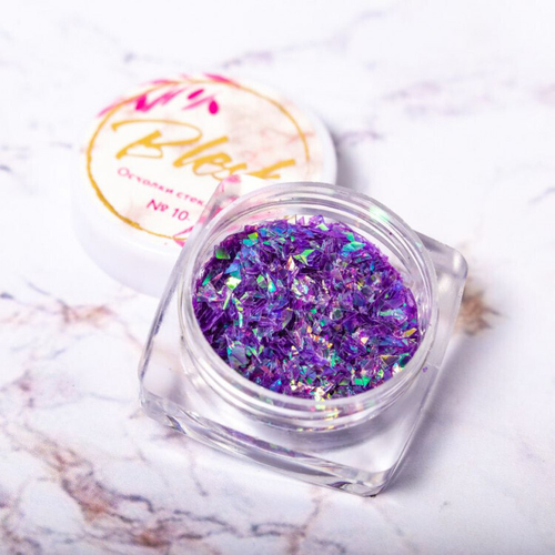 Blesk, Дизайн для ногтей "Осколки стекляруса" №10