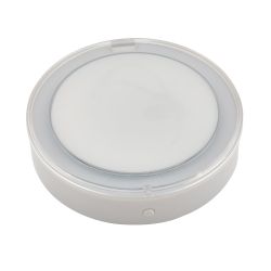 ULK-F70 2AAA WHITE Зеркало карманное с подсветкой 1Х+2Х. На батарейках 2AАА не в-к. Белый. ТМ Uniel