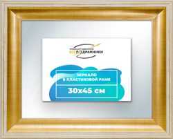 Зеркало настенное в раме 30x45