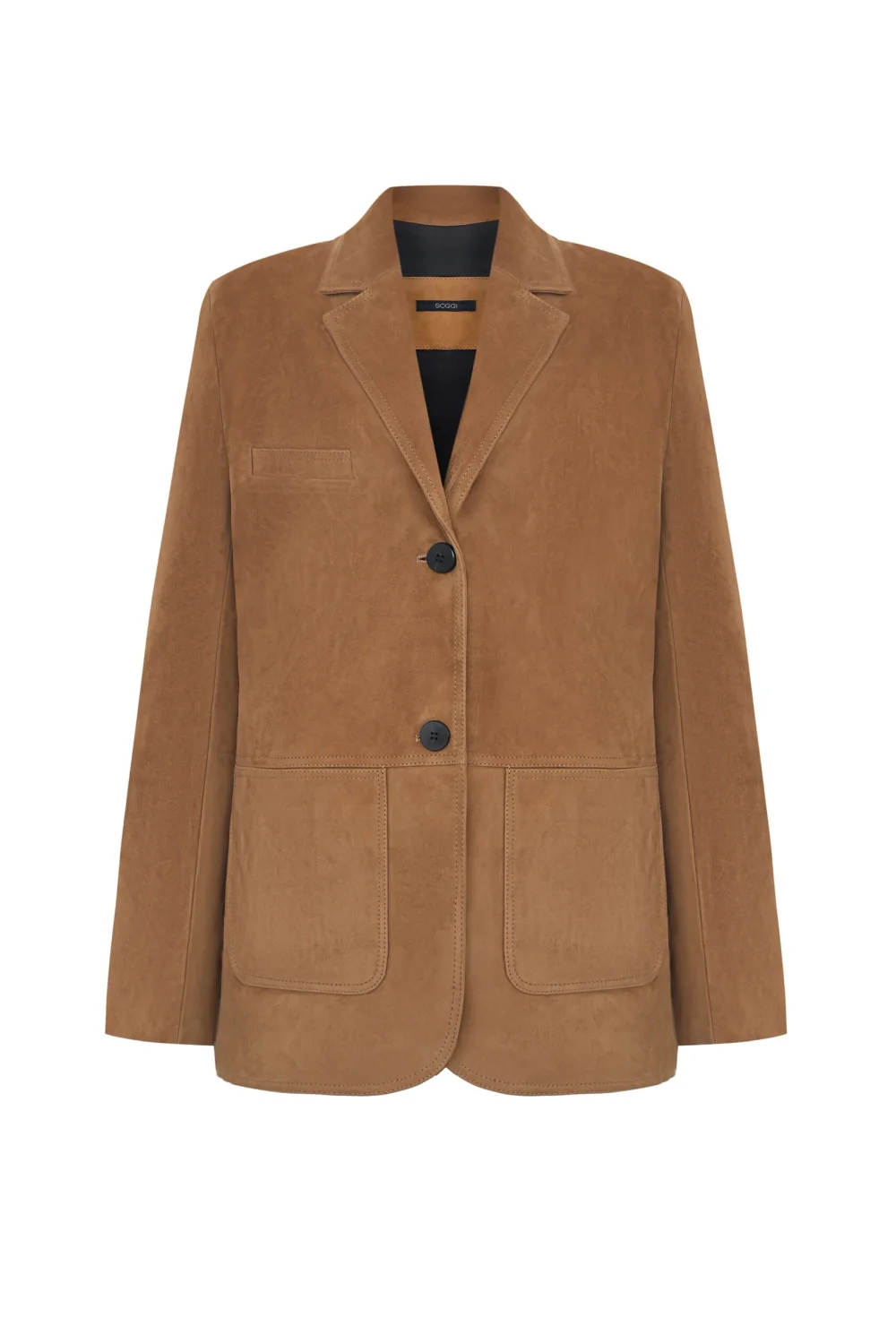 Жакет ЗАМША, Горчичный