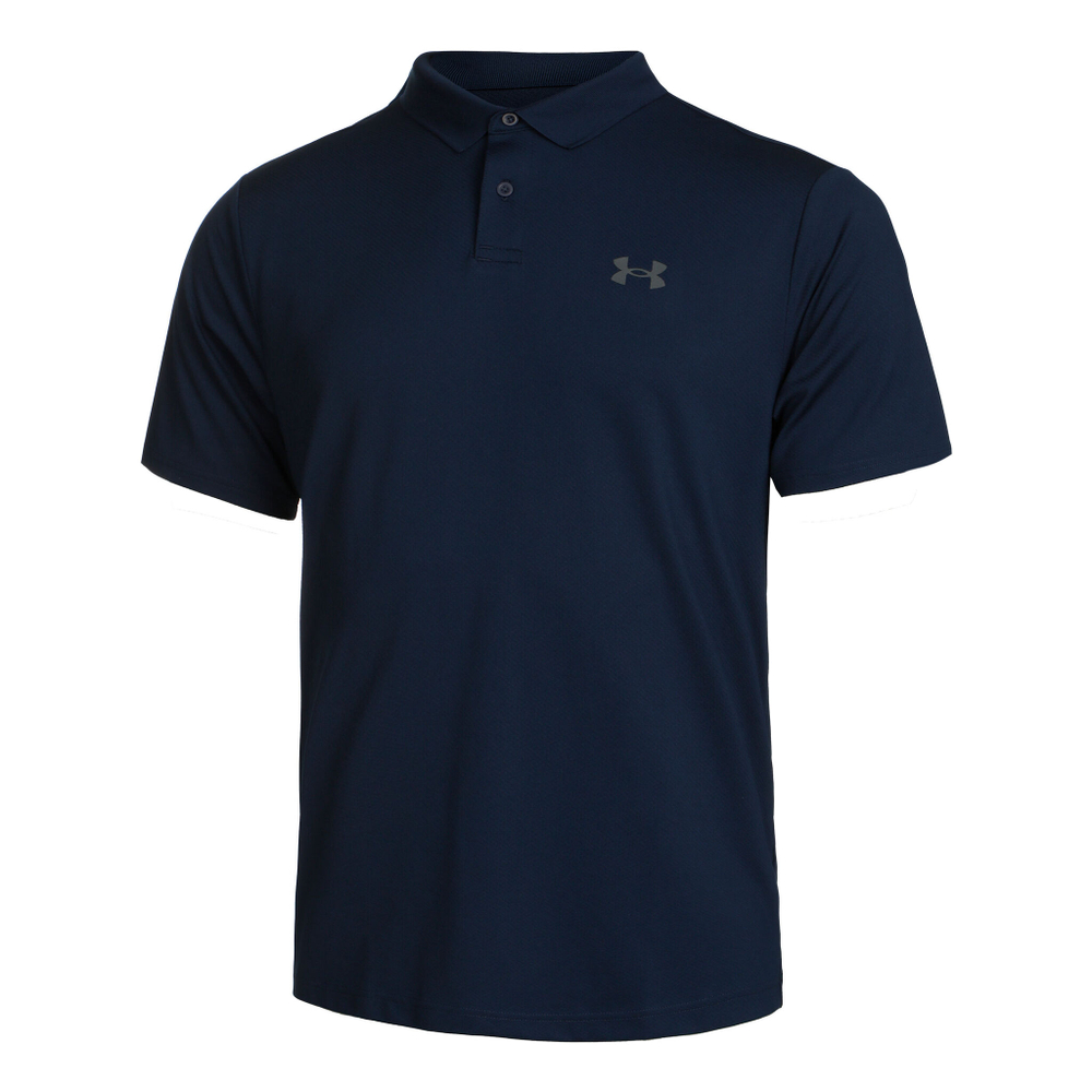 Мужское теннисное поло Under Armour Performance 2.0 Polo Men - Dark Blue, Silver