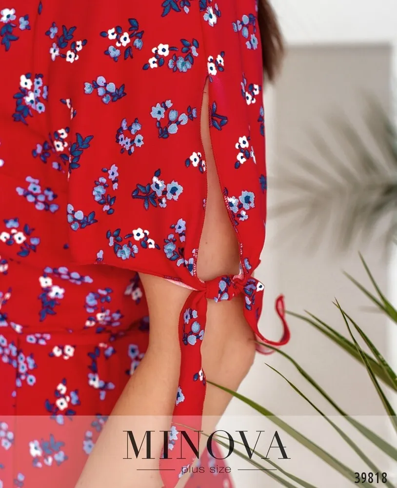Платье 3149B-красный Minova
