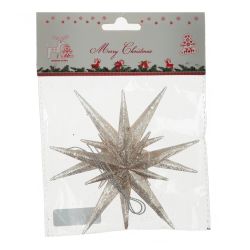 GAEM Украшение новогоднее "Звезда", L11,5 W1 H11,5 см