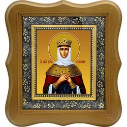 Феофания Византийская, блаженная императрица. Икона на холсте.