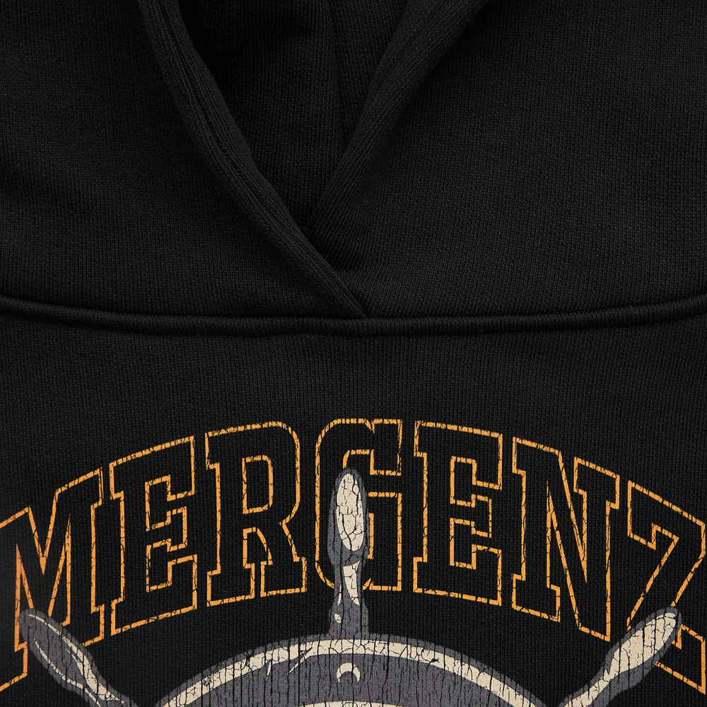 LAMPEDUSA CROPPED HOODIE OVERSIZED