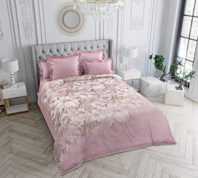 Постельное белье сатин монораппорт ЕвроСтандарт Предрассветная дымка