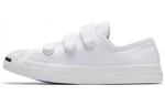 Middle-aged children Converse Jack Purcell 3V comfortable and versatile non-slip wear-resistant low-cut children's canvas shoes white