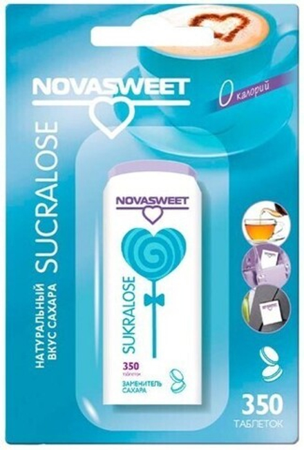 Заменитель сахара в таблетках сукралоза 350 шт (3,15 б)