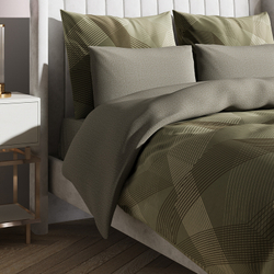 Комплект постельного белья Harmonica 2 сп с простыней на рез. 160х200 САТИН "Кентаурия" (2 нав. 70х70 и 2 нав. 50х70)