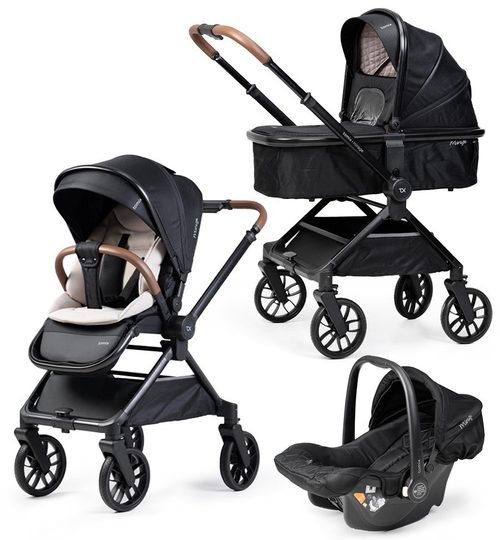Детская коляска 3 в 1 Tomix Mirage Black