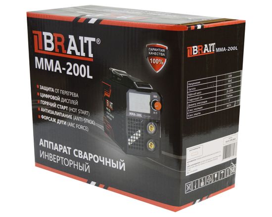 Сварочный инвертор "BRAIT" MMA-200L