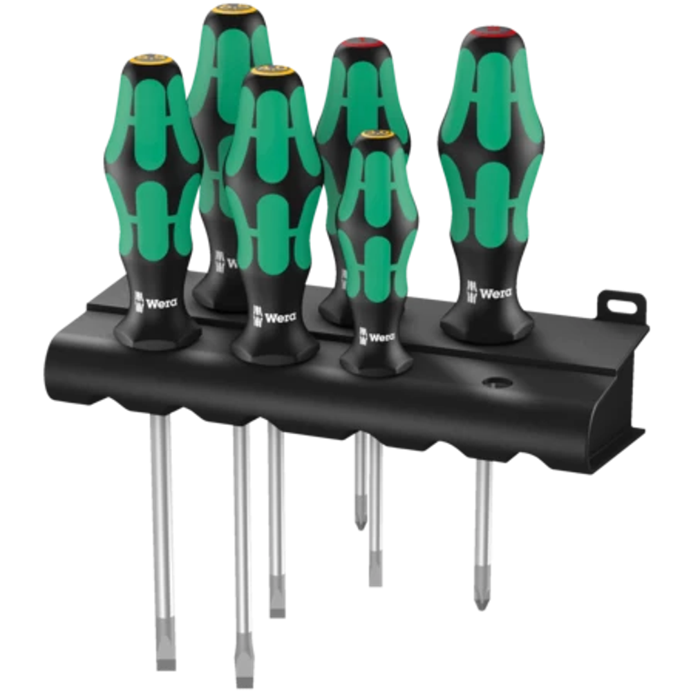 Набор отвёрток Kraftform Plus Lasertip + подставка Wera 05105650001