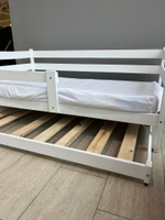 Выкатное спальное место 900*1700 белое (ММ)