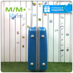 Средний чемодан King of King, Светло-синий, M