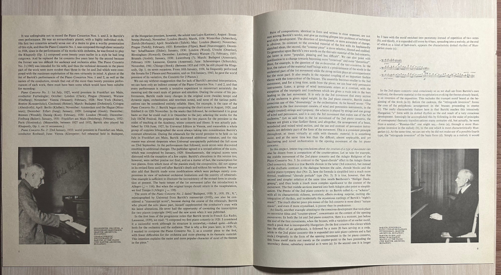 Барток - Концерты для фортепиано с оркестром №1 и 2 (Венгрия 1986г.)