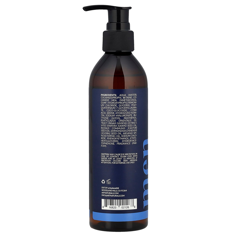 artnaturals, мужское средство для мытья бороды, для всех типов волос, 236 мл (8 жидк. унций)