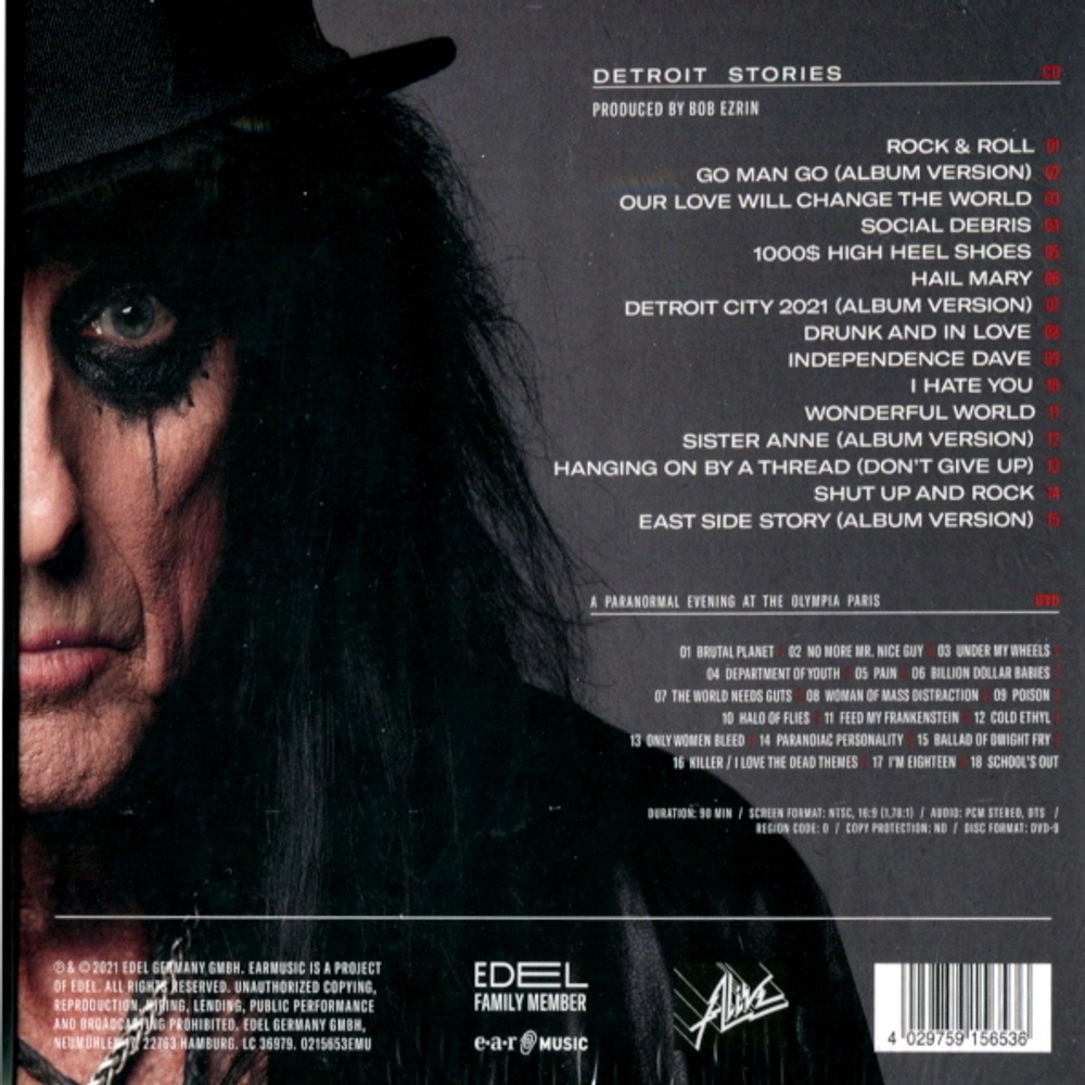 Alice Cooper / Detroit Stories (Limited Edition)(CD+DVD)