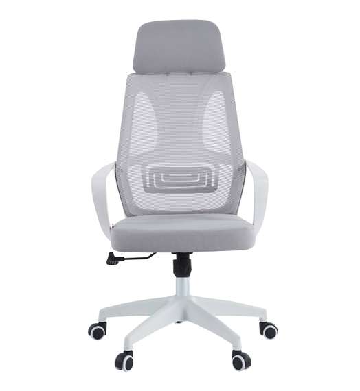 Офисное кресло Chairman CH636 белый пластик, светло-серый