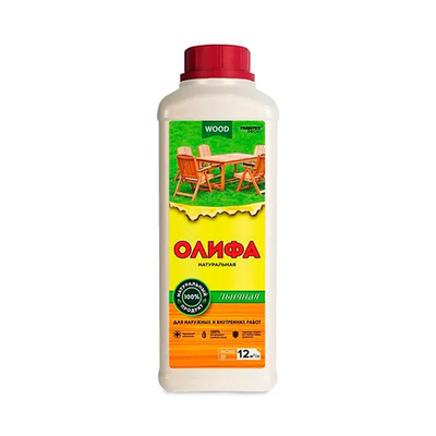 Олифа льняная натуральная 1,0л FARBITEX ПРОФИ WOOD
