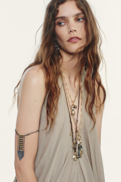 ZARA НАБОР ИЗ 3 ОЖЕРЕЛИЙ, ЗОЛОТОЙ/СЕРЕБРЯНЫЙ