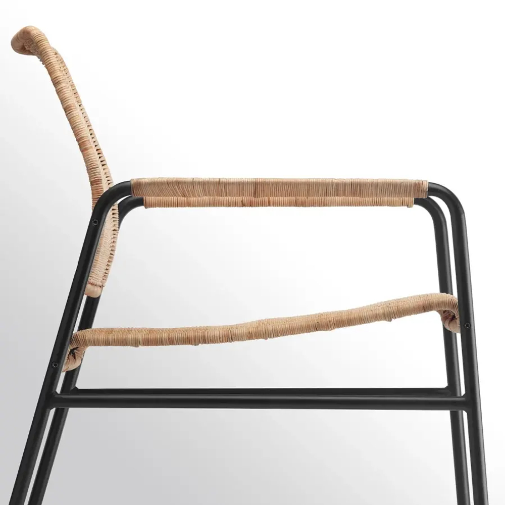 Кресло садовое - IKEA ULRIKSBERG, 76х67 см, коричневый, УЛЬРИКСБЕРГ ИКЕА