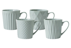 Набор кружек 4шт 380мл Maxwell&Williams Nova голубой