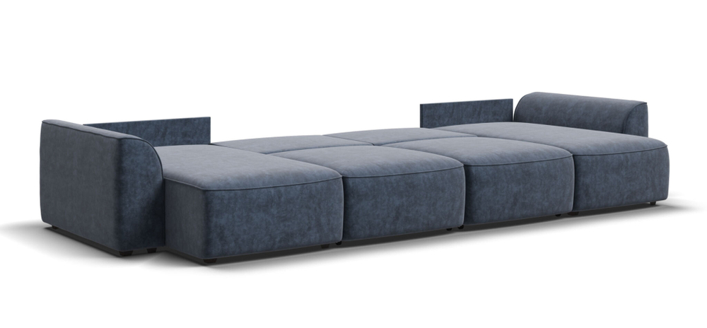 П-образный диван KING MODOOL Велюр Royal топаз