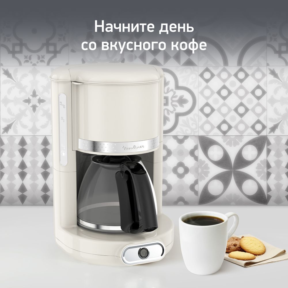 Капельная кофеварка Moulinex Soleil FG385A30