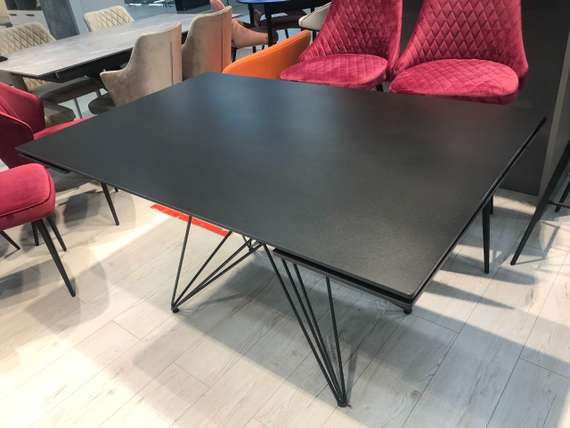 Стол раздвижной Everest 160-220х90 см, черный камень