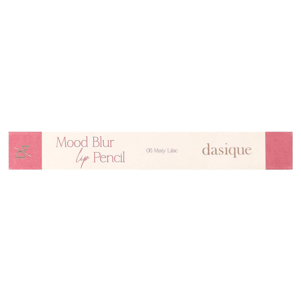 Dasique, Mood Blur Lip Pencil, оттенок 06, сиреневый, 0,9 г (0,03 унции)