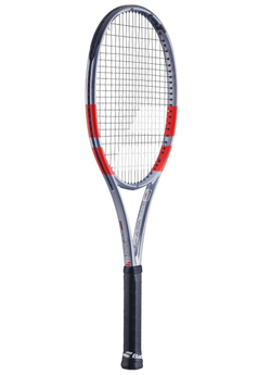 Теннисная ракетка Babolat Pure Strike 98 18/20 4-gen - grey/fluo strike + струны