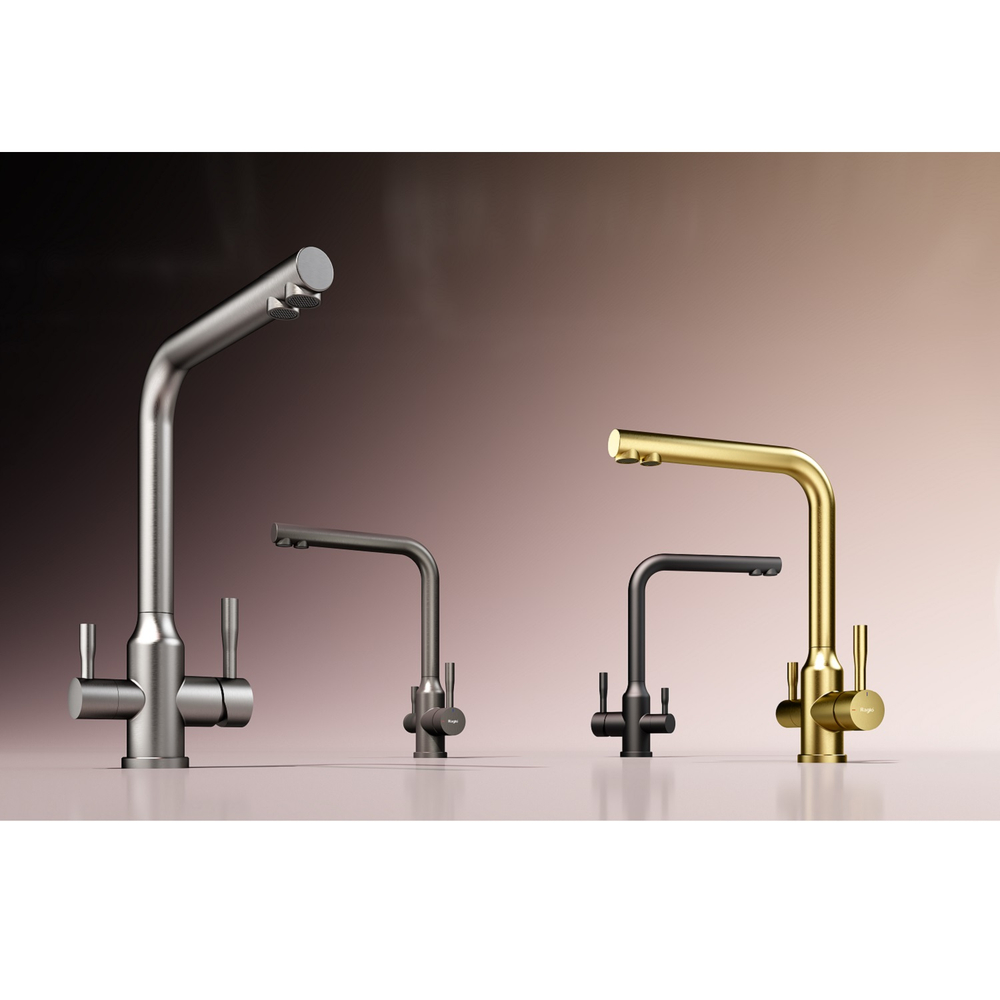 Смеситель для кухни с подключением фильтра Raglo R81.61.05, сатин