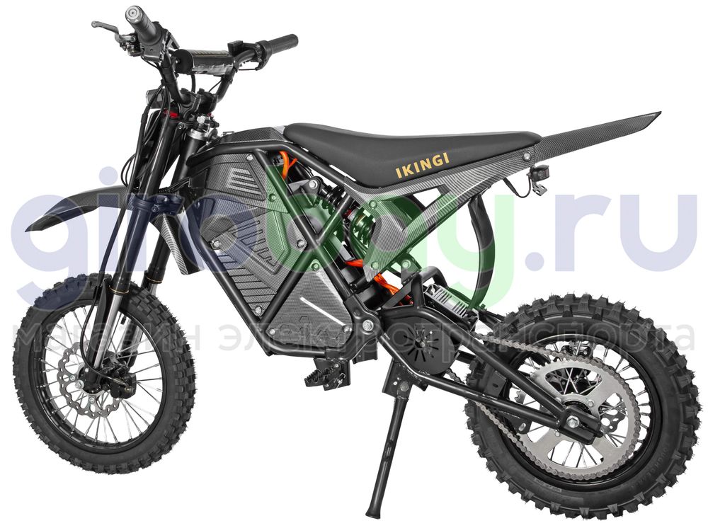 Электропитбайк IKINGI S9 MINI (48V/25Ah) - Карбон фото №6